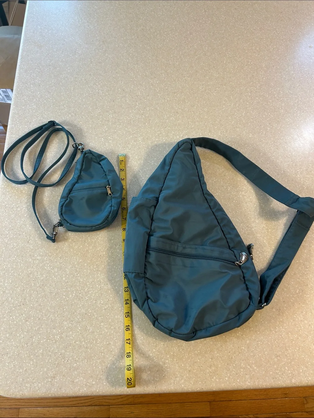 AmeriBag Healthy Back Bag and matching baglett blue - Picture 1 of 9